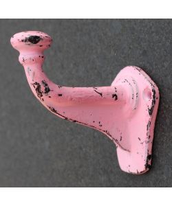 Wandhaak groot roze